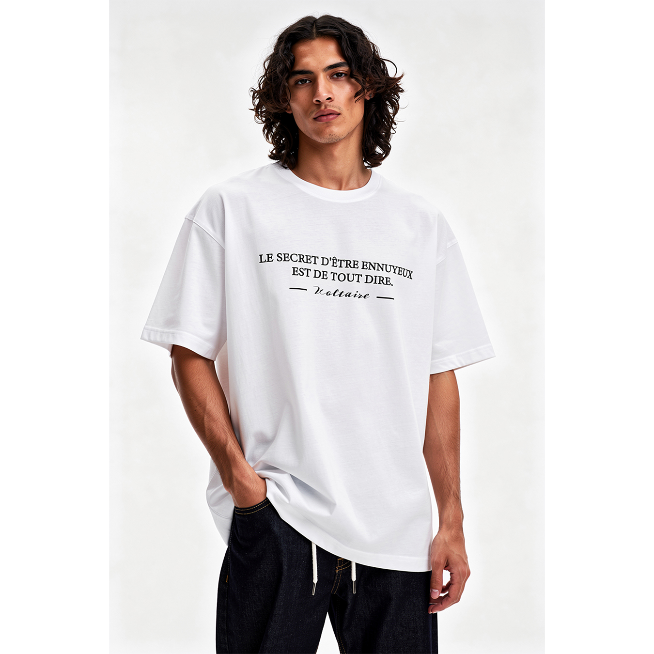 T-shirt avec citation de Voltaire  2